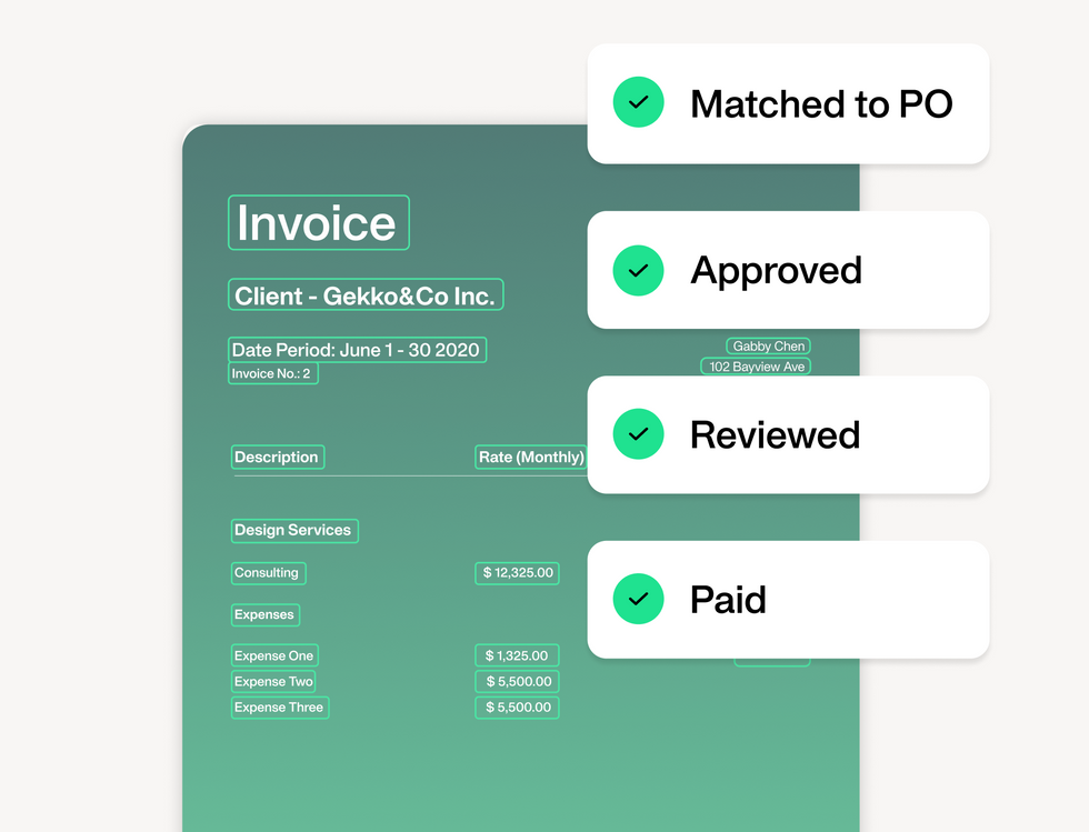 Accounts payable & purchase orders